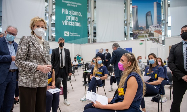 In Lombardia il 91% dei vaccinabili ha fatto almeno una dose