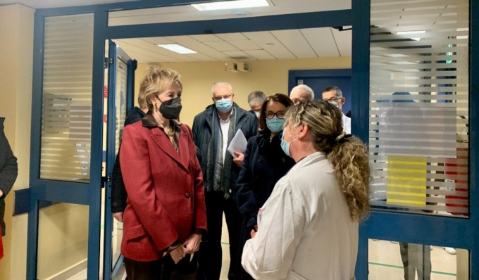 Letizia Moratti visita l’Asst di Mantova e incontra i professionisti dell’azienda