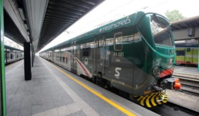 Un convoglio ferroviario di Trenord