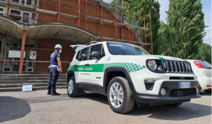 Anche la Polizia locale in azione per controllare i cantieri edili