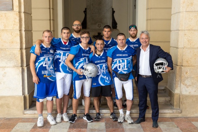 Mustangs Mantova, premiata la squadra di football americano
