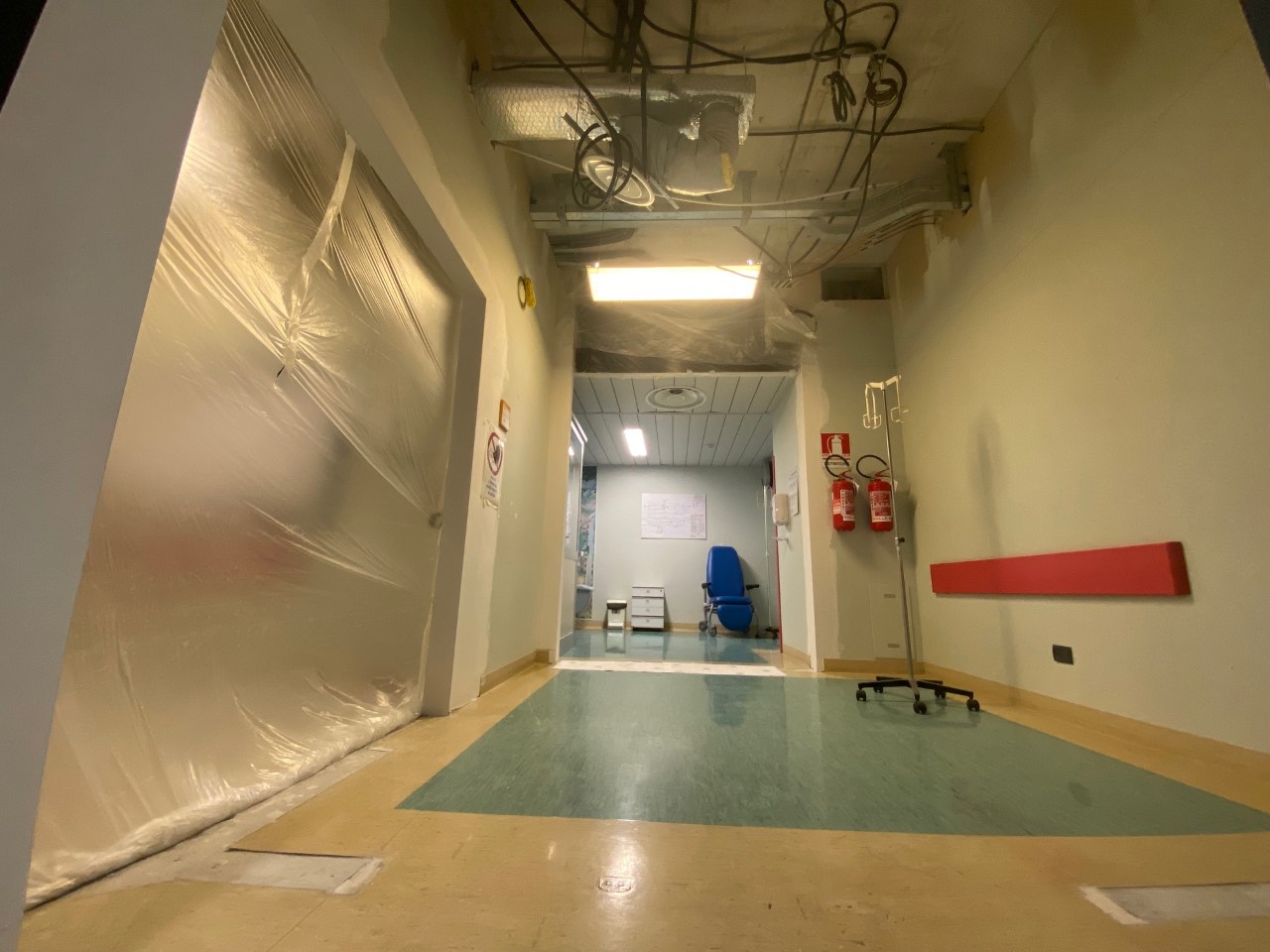 A Mantovano maxi lavori in Ostetricia sala parto del tutto