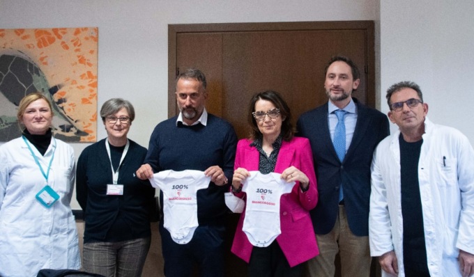Un body biancorosso per ogni nuovo nato grazie all’iniziativa del Mantova 1911