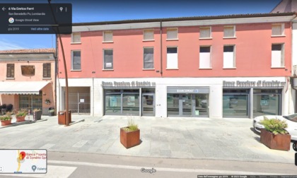 Minacce al cassiere: rapina in banca a San Benedetto Po