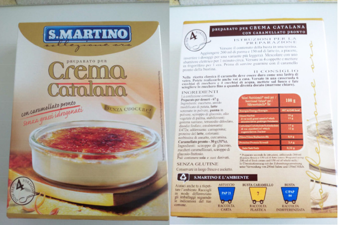 Lupino e mandorla non dichiarati in etichetta: occhio al preparato per crema catalana