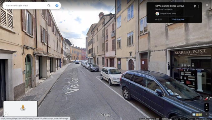 Nuovi asfalti in via Cavour in centro a Mantova, come la cambia la viabilità in zona