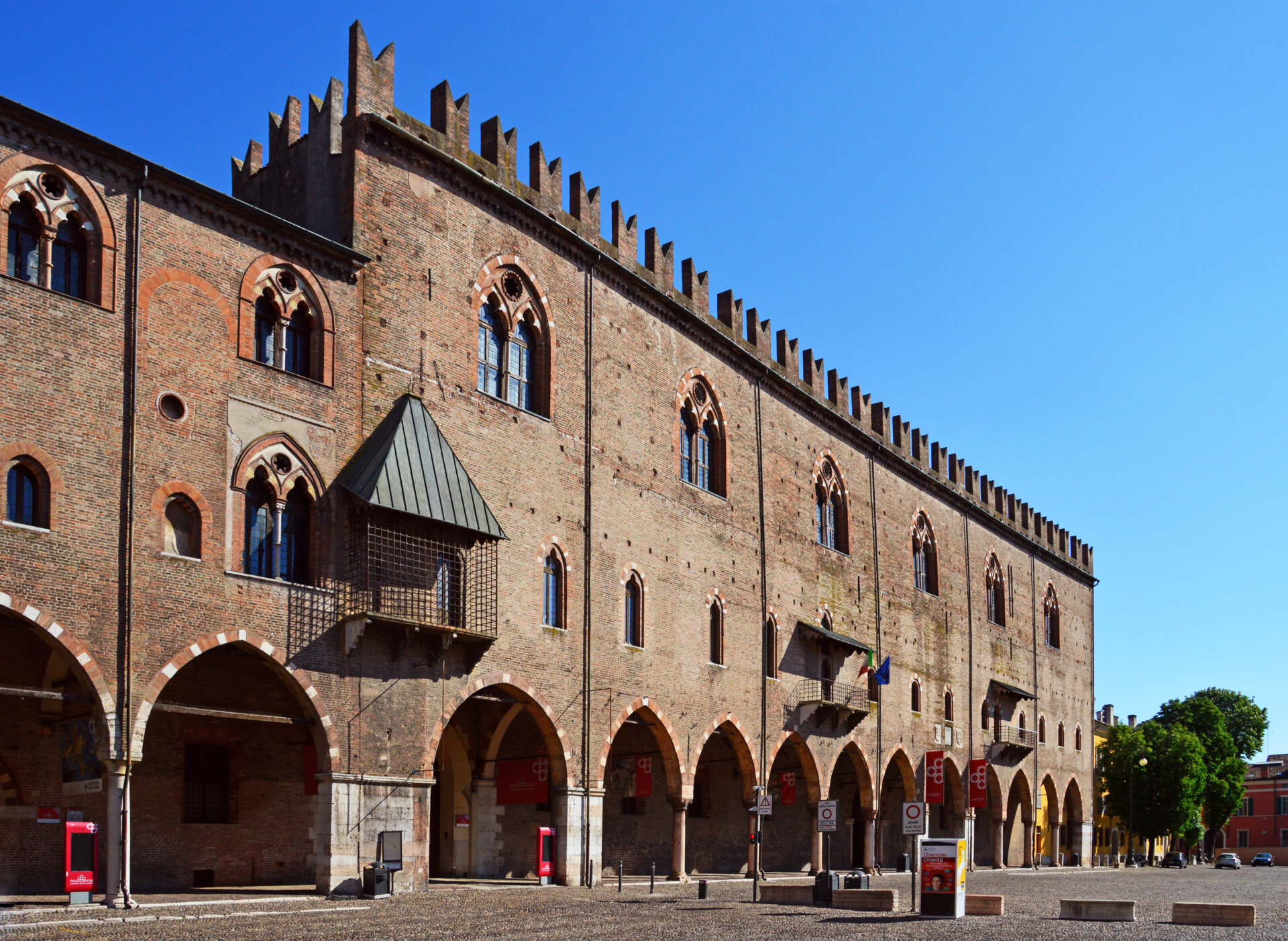 Uno scorcio di Palazzo Ducale, nel centro di Mantova