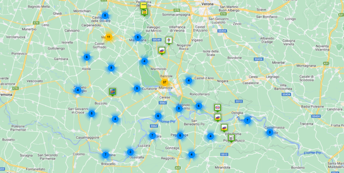 I 50 distributori dove è più conveniente fare benzina in provincia Mantova