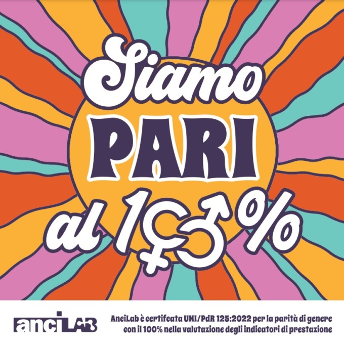 AnciLab ottiene la certificazione per la parità di genere 