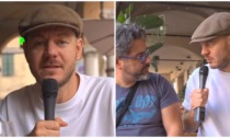 La gag di Alessandro Cattelan in centro a Mantova: "Hai sentito parlare del mio show al PalaUnical?"