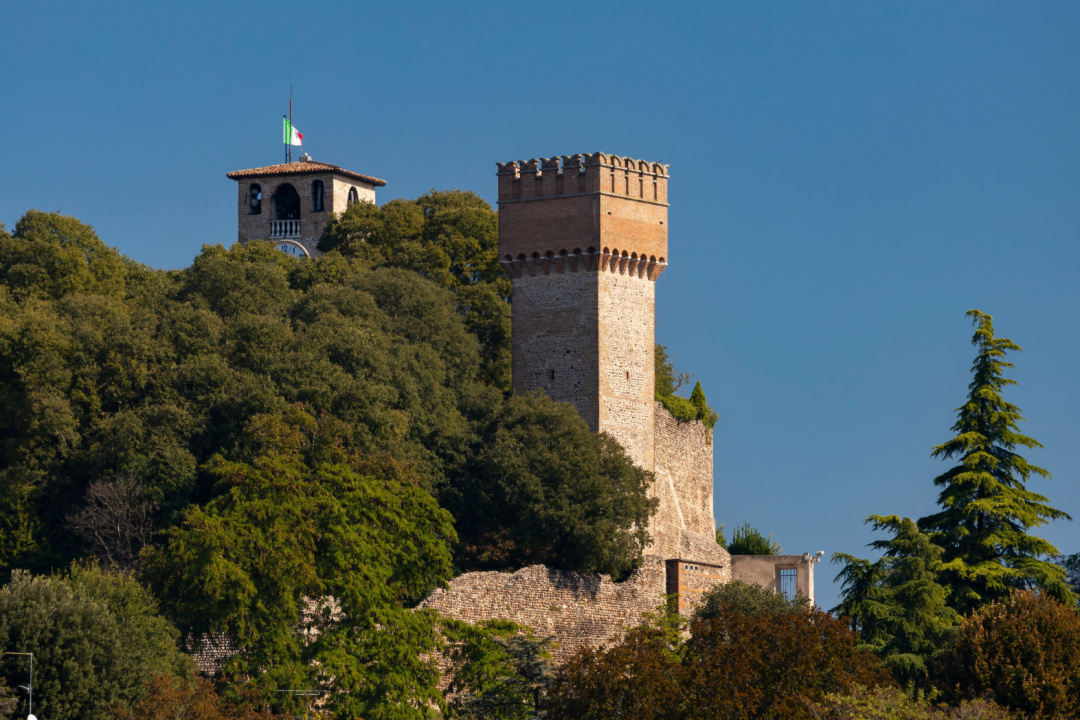 Uno scorcio del castello di Volta Mantovana