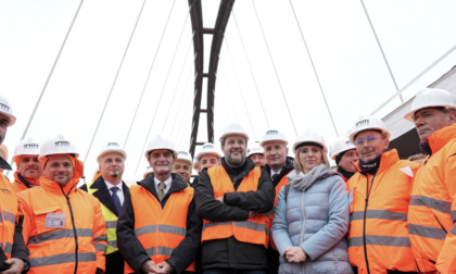 Salvini e Fontana inaugurano il nuovo ponte di San Benedetto Po: "Infrastruttura di grande rilievo per il Mantovano"