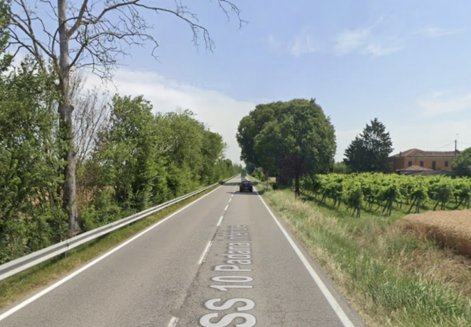 Incidente stradale a Marcaria: 38enne cade dalla moto, trasportato al Poma