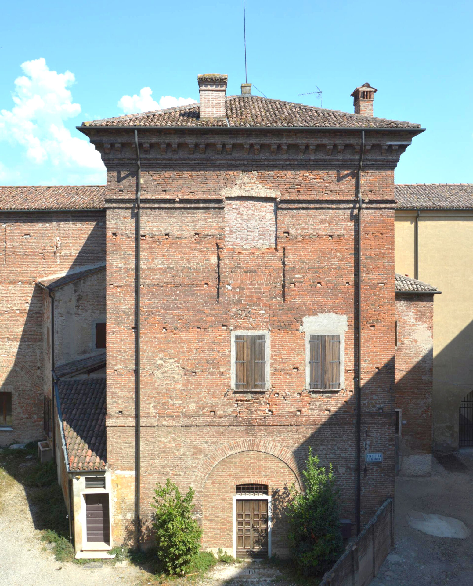 La torre appena acquisita da Palazzo Ducale