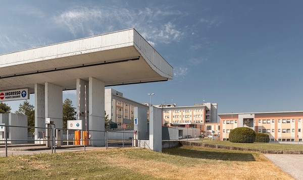 Uno scorcio dell'ospedale Destra Secchia