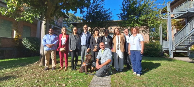 Gli animali in aiuto ai pazienti delle cure palliative assisti nell’hospice di Mantova