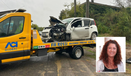 Lo schianto contro un palo mentre va al lavoro: sabato l’addio alla 42enne Gaia Gandolfi