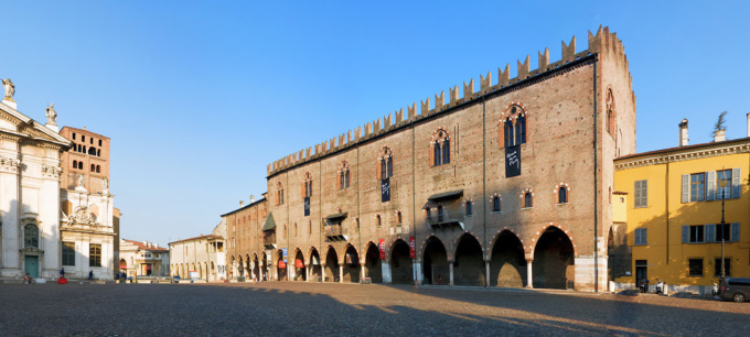 Uno scorcio di Palazzo Ducale, nel cuore di Mantova