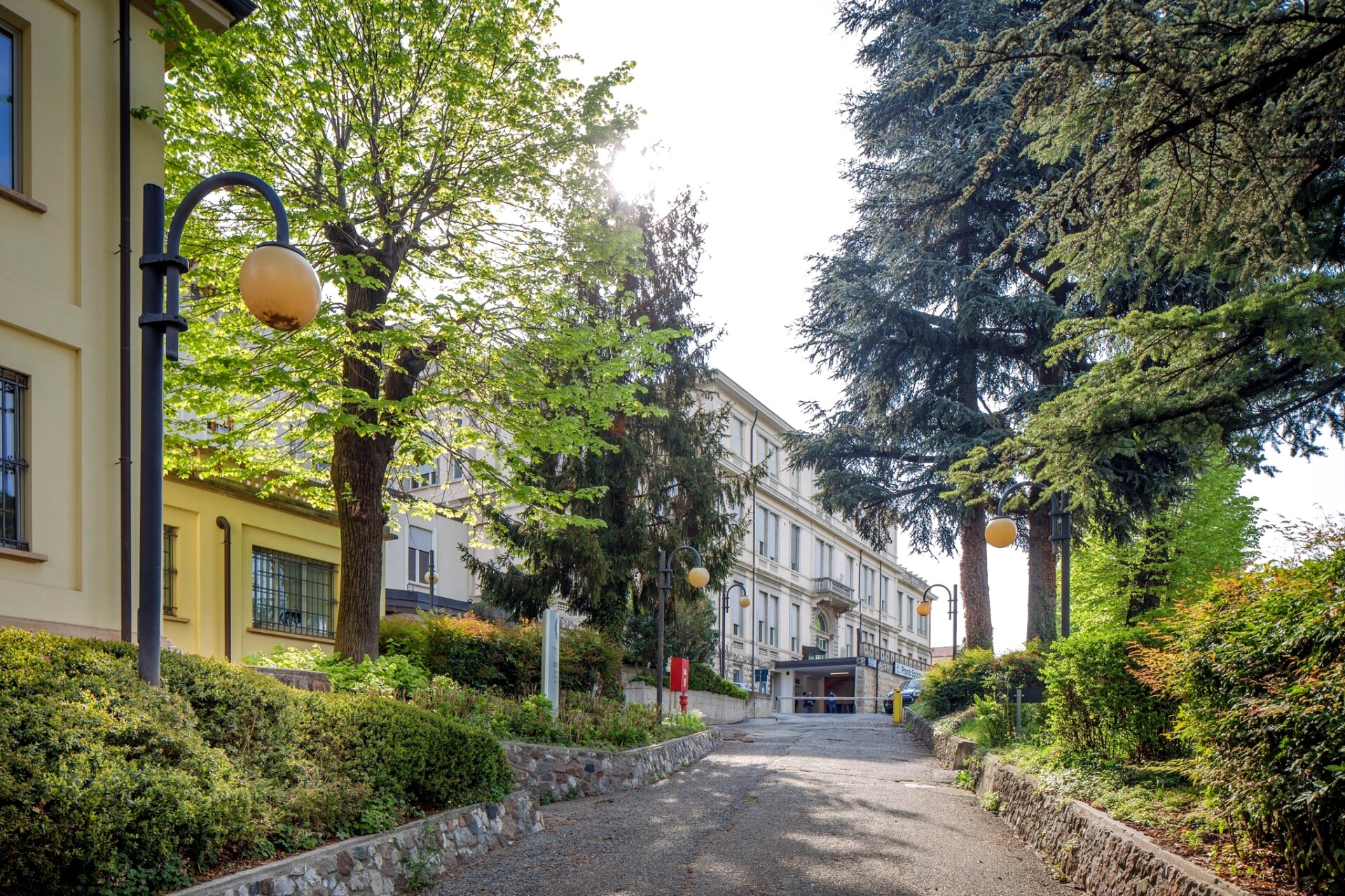 Uno scorcio dell'ospedale San Pellegrino di Castiglione delle Stiviere