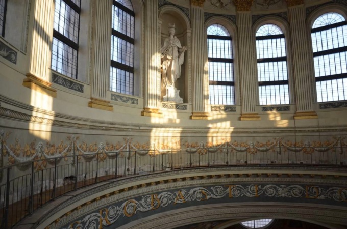 Uno scorcio sulla basilica di Sant'Andrea di Mantova