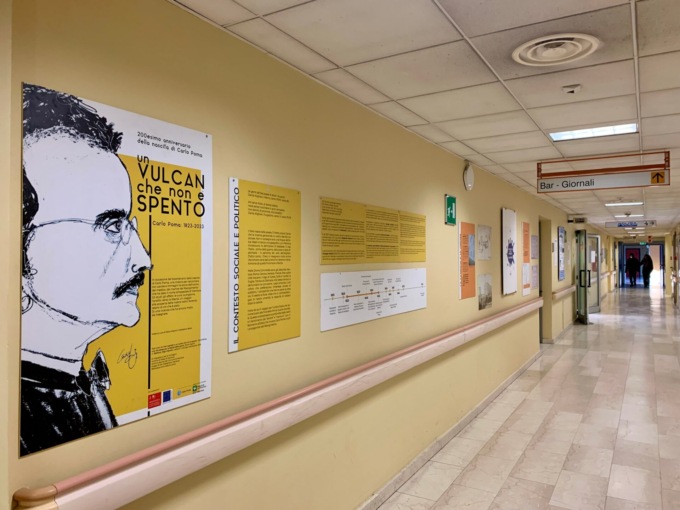 La storia e la vita di Carlo Poma in mostra permanente nel “suo” ospedale
