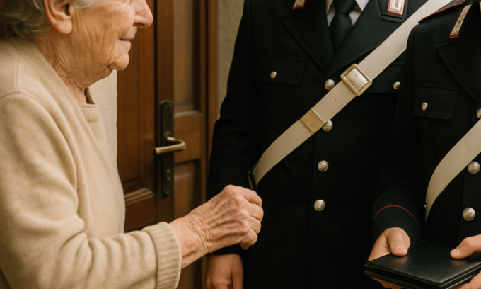 97enne chiama i Carabinieri di Mantova per gli auguri di Pasqua e i militari vanno a trovarla