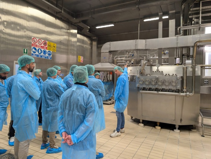 La visita allo stabilimento durante il corso