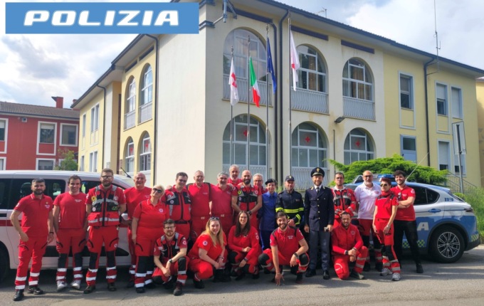 Polizia e Croce Rossa insieme per la formazione di 25 nuovi coordinatori di protezione civile