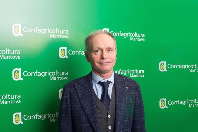 Il presidente di Confagricoltura Mantova Alberto Cortesi