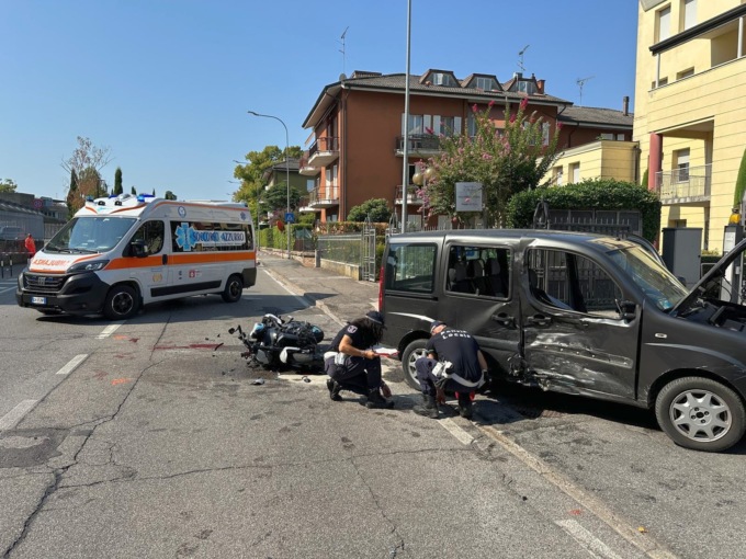 Un'immagine dallo schianto nel quale ha perso la vita il giovane militare