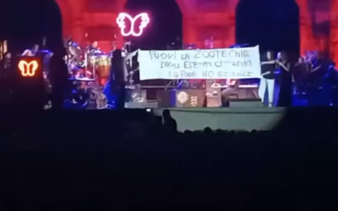Attiviste interrompono il concerto di Fiorella Mannoia a Mantova: “Diritto di disobbedire”
