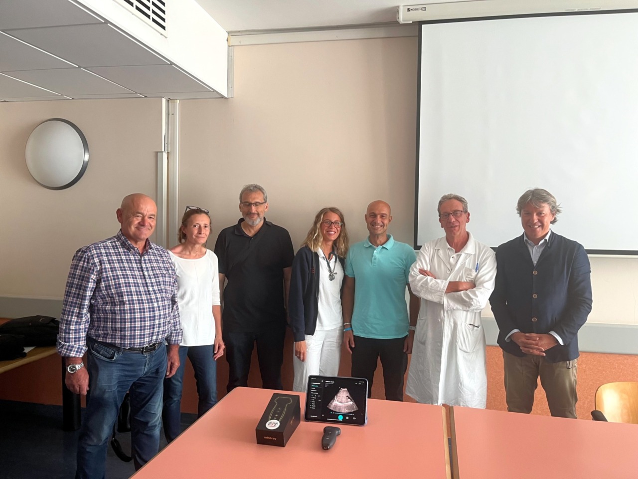Un ecografo portatile “intelligente” in dono alla Medicina generale del Poma