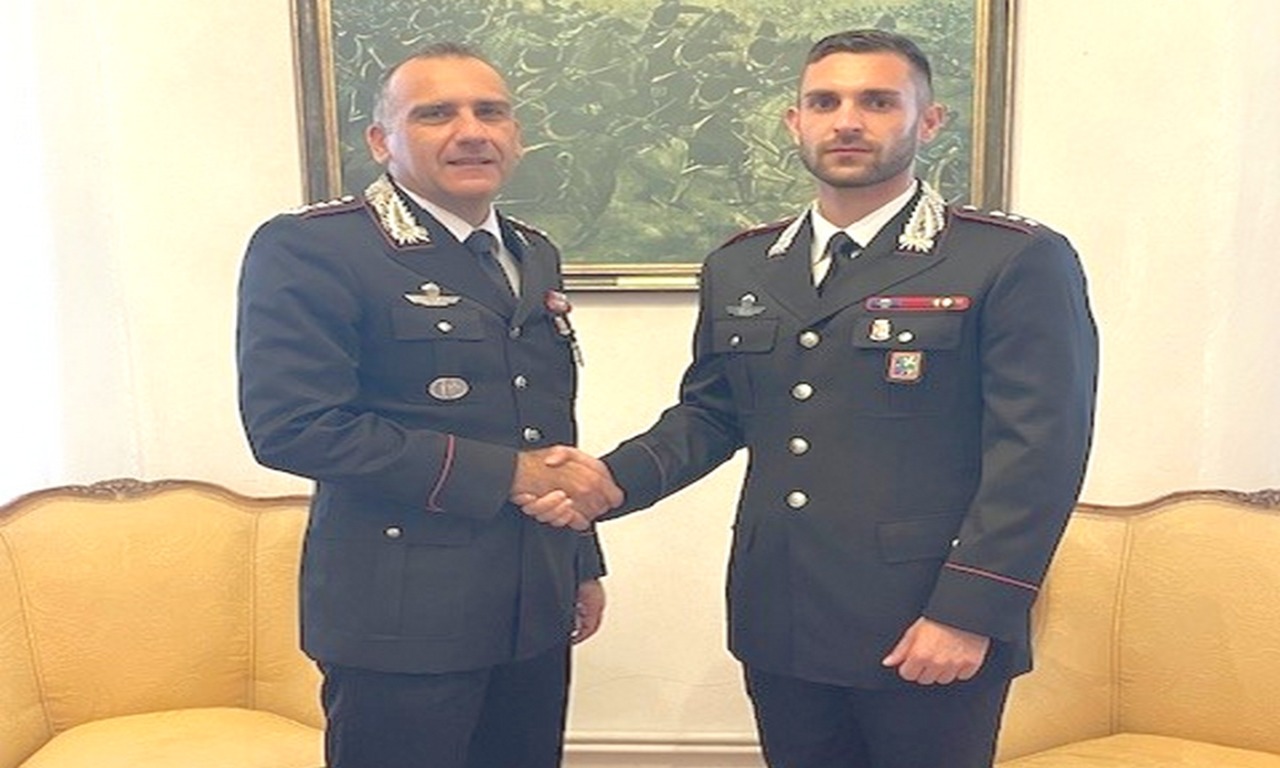 Nuovo comandante per la Compagnia dei Carabinieri: è il capitano Giuseppe Calì