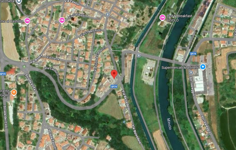 La zona dove si è verificata la disgrazia (clicca sull'immagine per navigare nella mappa)