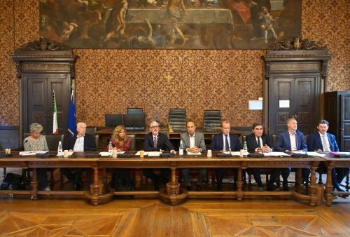 La presentazione degli imprenditori mecenati in Comune a Mantova