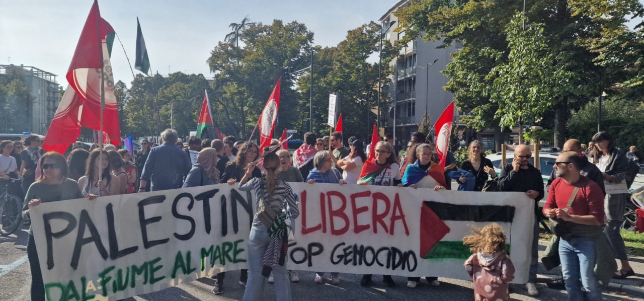 Mantova in corteo per Gaza: 5mila in piazza con CGIL e il sindaco Palazzi