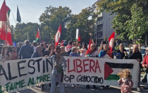 Mantova in corteo per Gaza: 5mila in piazza con CGIL e il sindaco Palazzi