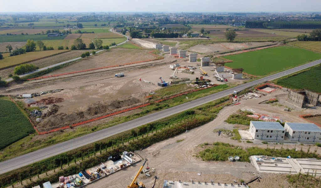 Raddoppio Piadena-Mantova: chiude al traffico la statale Cremonese per varo cavalcavia a Bozzolo