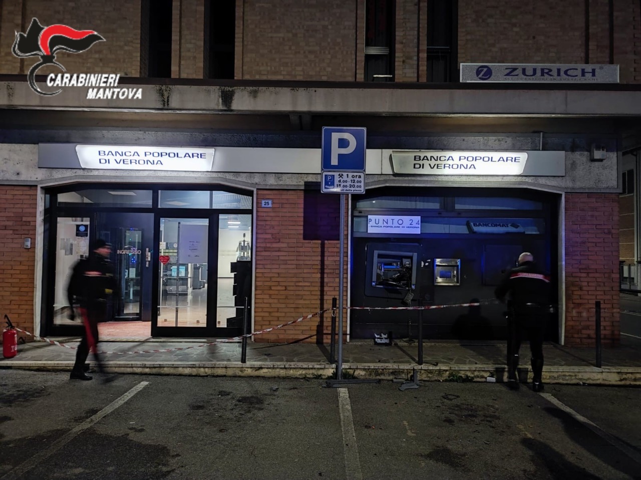 Guidizzolo, assalto al bancomat con la tecnica della marmotta: esplosione nella notte