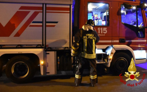 Nottata di lavoro a Capodanno per i Vigili del fuoco mantovani