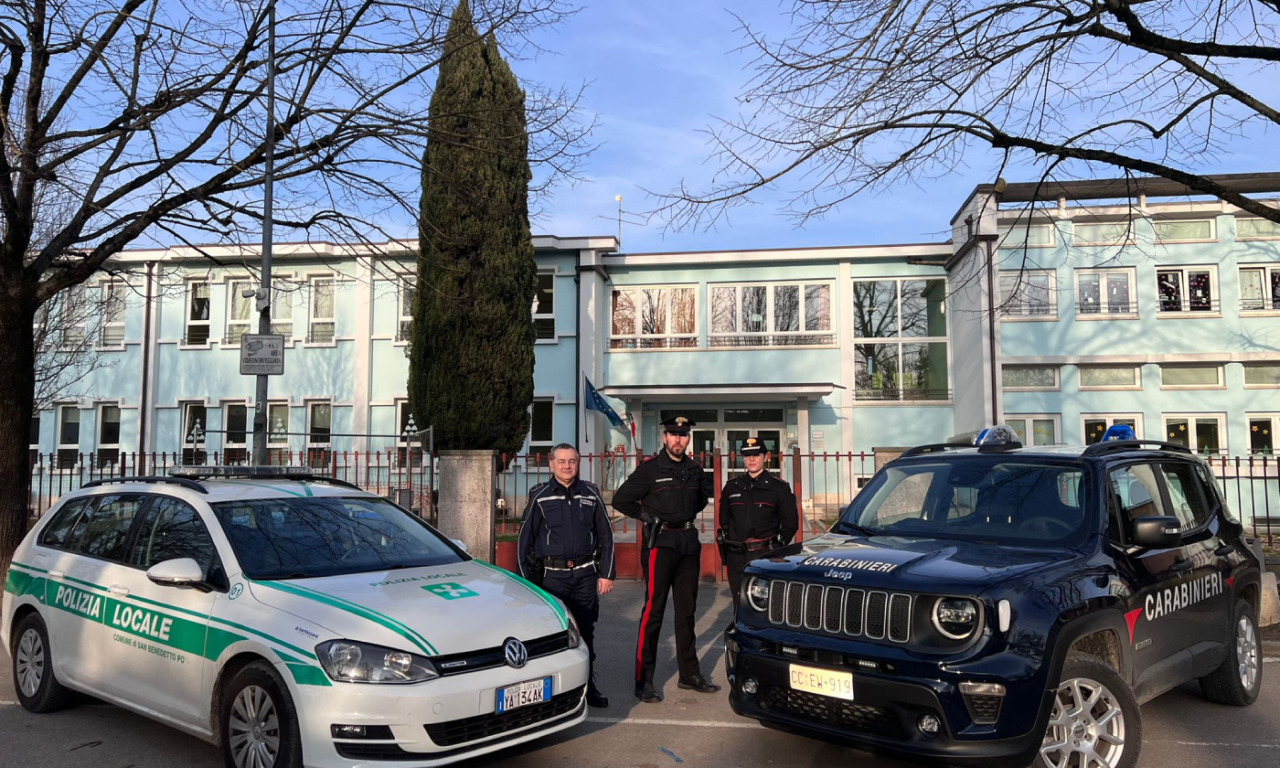 Forza una finestra e occupa la scuola di notte, 18enne denunciato a San Benedetto Po
