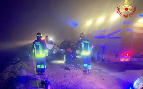 Incidente nella notte sulla provinciale 59: due vetture coinvolte