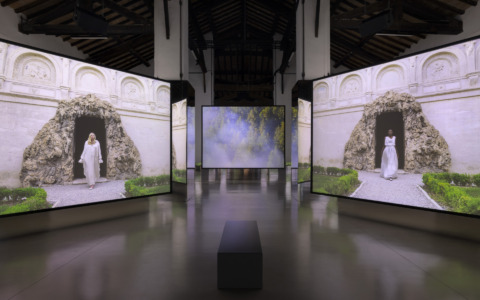 Isaac Julien a Palazzo Te: la grande installazione multischermo prorogata fino a primavera 2026