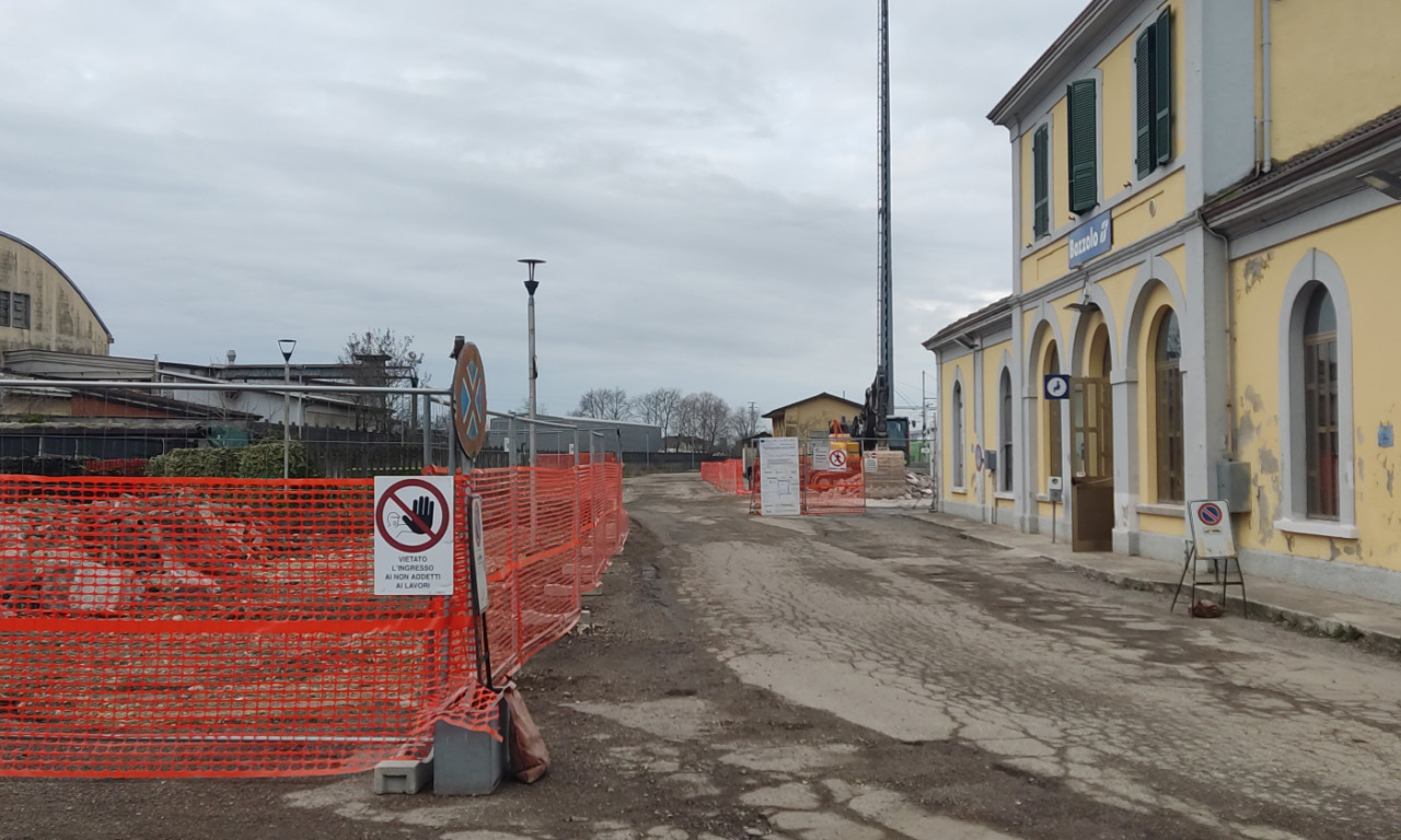 Raddoppio Piadena-Mantova: riaprono i cantieri, a febbraio lavori davanti alla stazione di Bozzolo