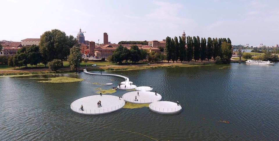 L'arcipelago di Ocno sul Lago Inferiore (foto da Facebook)
