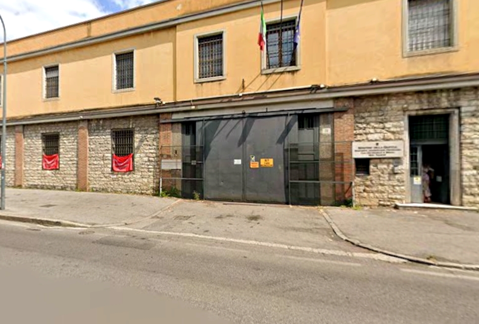 Il carcere di Brescia, dove i tre sono stati trasferiti