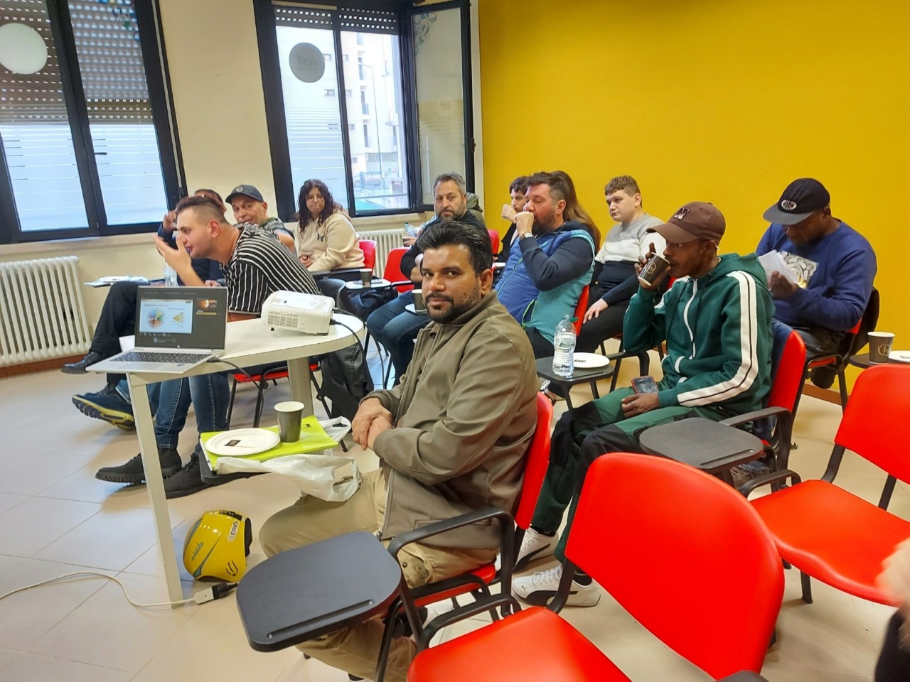 Alcuni partecipanti al corso organizzato da Ial e Consorzio Parmigiano Reggiano