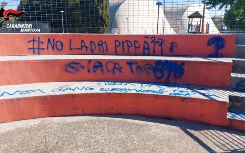 Imbratta il parco con lo spray: un 18enne beccato grazie alle telecamere e denunciato