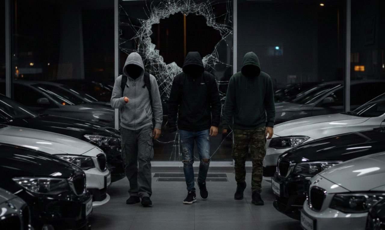 Tentano il furto in una concessionaria auto di Suzzara, ladri messi in fuga dal proprietario