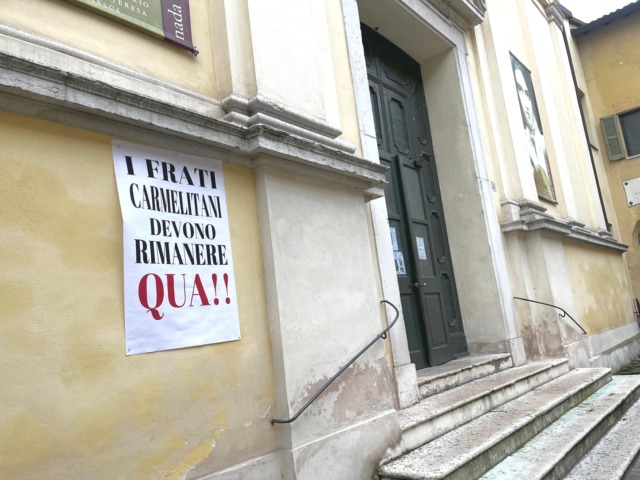 “I frati carmelitani rimangano a Mantova”: in città già raccolte oltre mille firme